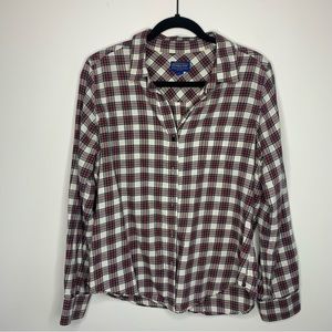 Pendleton Button Down Flannel Size Large